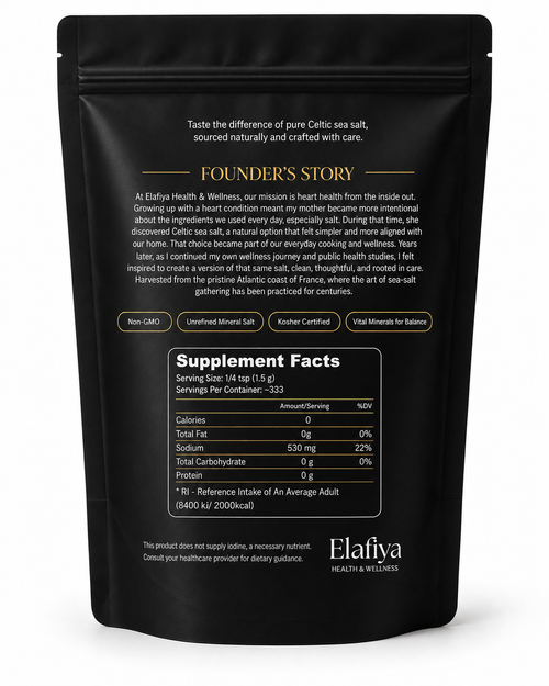 Elafiya Celtic Sea Salt (Fine Ground)