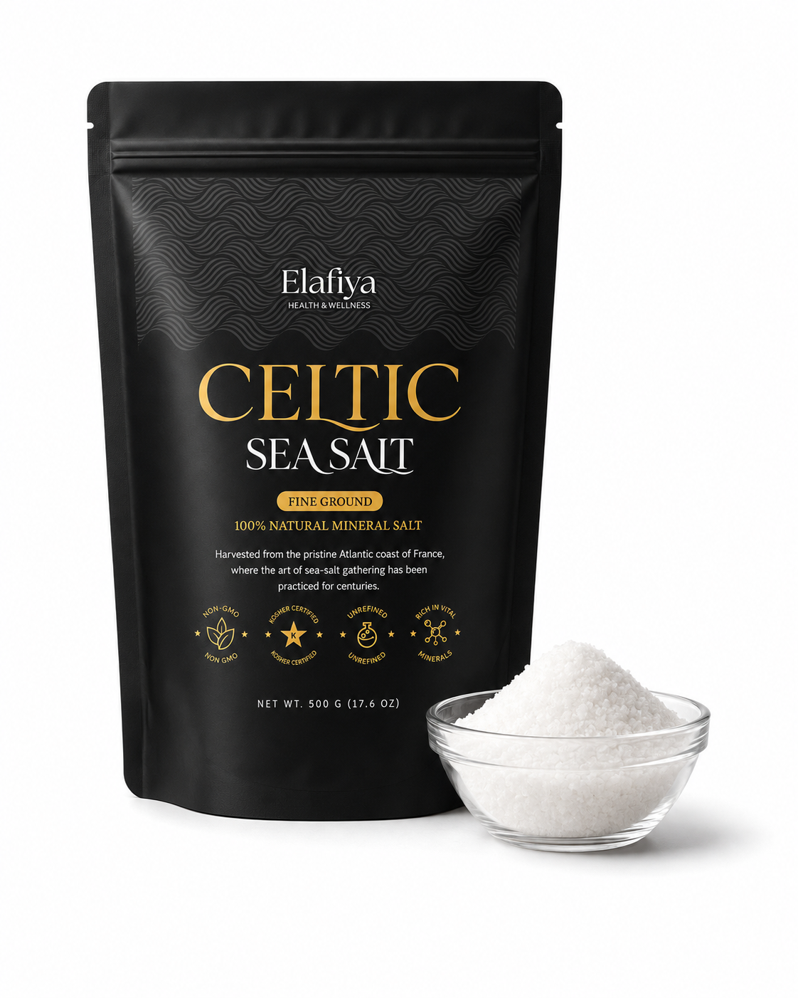 Elafiya Celtic Sea Salt (Fine Ground)